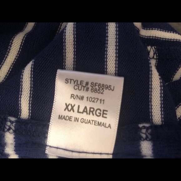 Striped Long Sleeve V Neck Knit Top - Picture 7 of 7